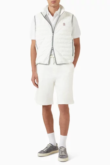 Bonded Down Vest in Nylon