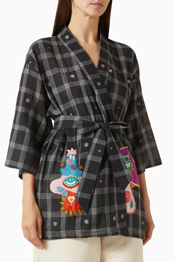 Shroom Mystery Kimono in Cotton