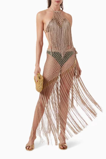 Aria Hand Crochet Halter Top