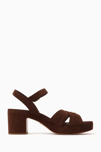 Platform 65 Sandals in Suede