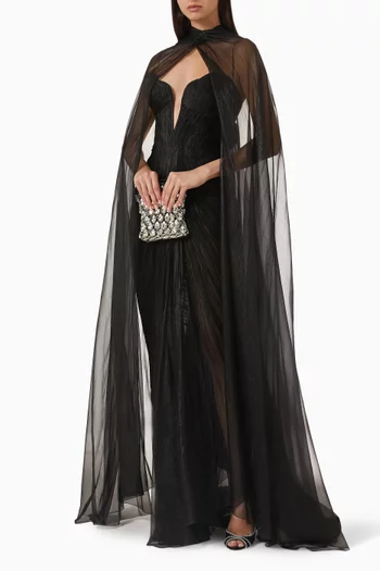 Celestina Cape in Silk