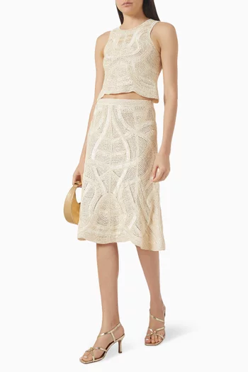 Crochet Midi Skirt