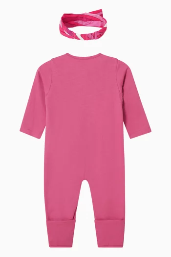 Ruffled Pyjama Set in Cotton