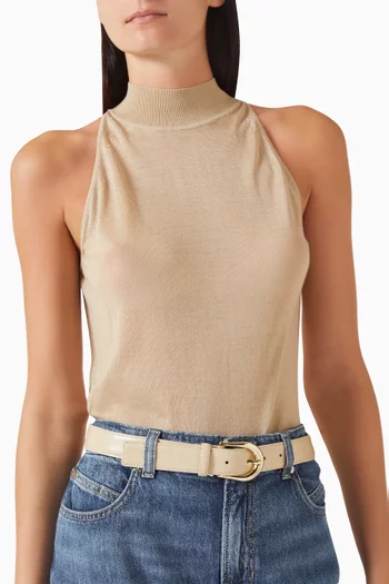 Carol Belt in Leather
