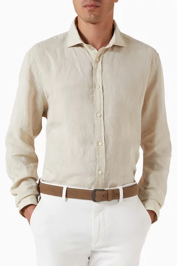 Buckle Belt in Suede