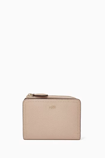 Small Lenah Wallet in Grained Leather