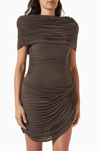 Draped Mini Dress