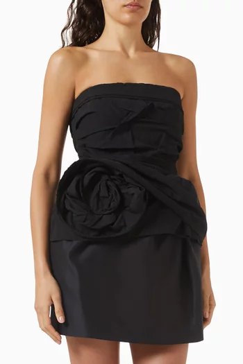 Flower Peplum Corset Top