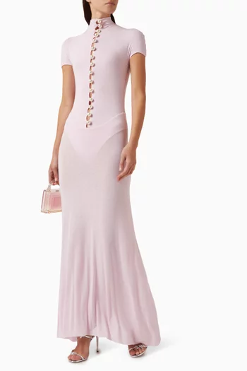 Mia Sheer Dress in Cashmere Blend