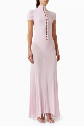 Mia Sheer Dress in Cashmere Blend