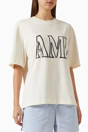 Logo-print T-shirt in Cotton