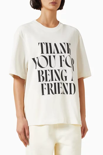 Graphic-print T-shirt in Cotton