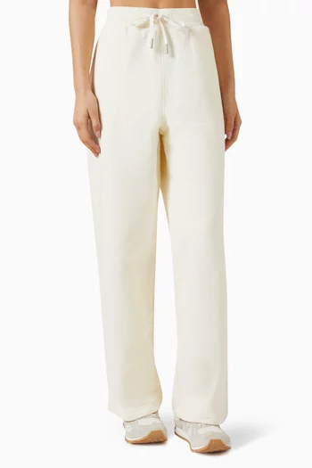 Embossed Logo Sweatpants in Cotton