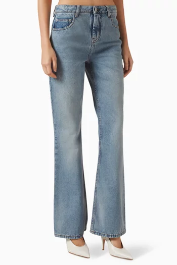 Bootcut-fit Jeans in Denim