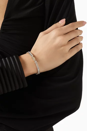 Pailette Bracelet in Gold-plated Brass