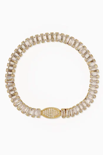 Pailette Bracelet in Gold-plated Brass