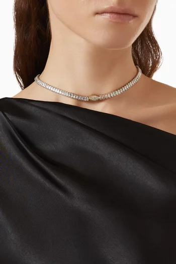 Pailette Necklace in Gold-plated Brass