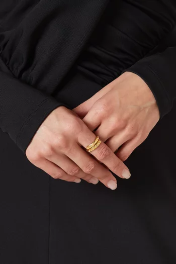 Bambini Liane Ring in Gold-plated Metal