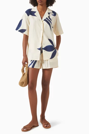 Dakota Shorts in Cotton-silk