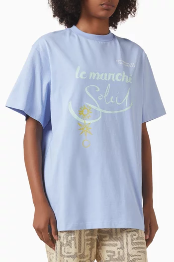 Le Marché T-shirt in Cotton