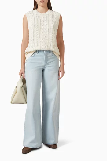 Cable-knit Vest