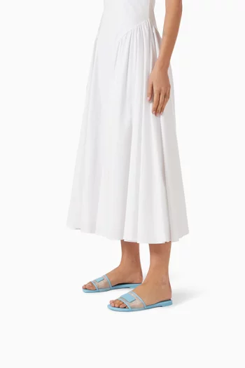 Breezy Slide Sandals in Mesh