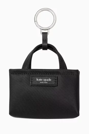 Charmed Nano Tote Bag Charm in Nylon