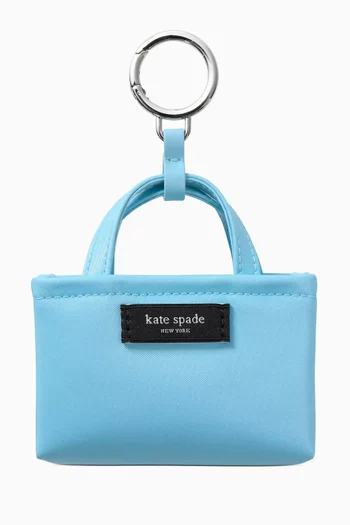 Charmed Nano Tote Bag Charm in Nylon