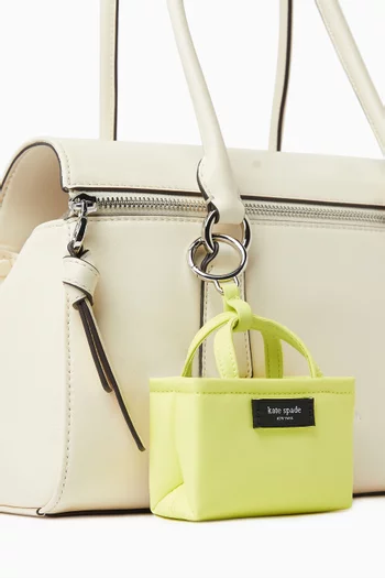Charmed Nano Tote Bag Charm in Nylon