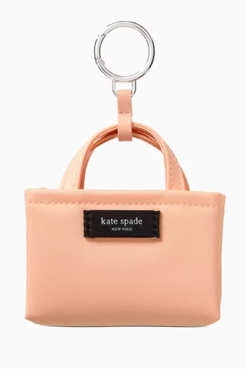 Charmed Nano Tote Bag Charm in Nylon