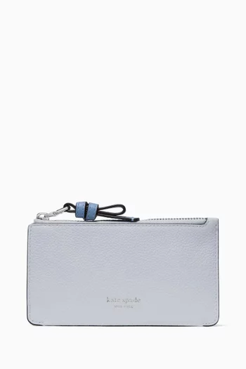Loop Credit Card Case in Grained Leather