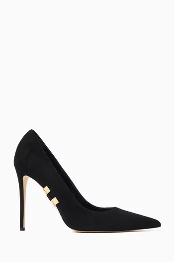 Jewel Logo 75 Pumps in Suede