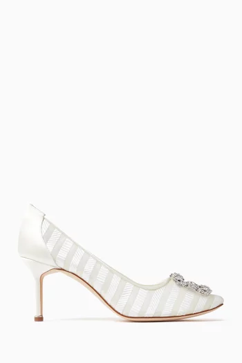 Hangisi 70 Pumps in Organza & Silk