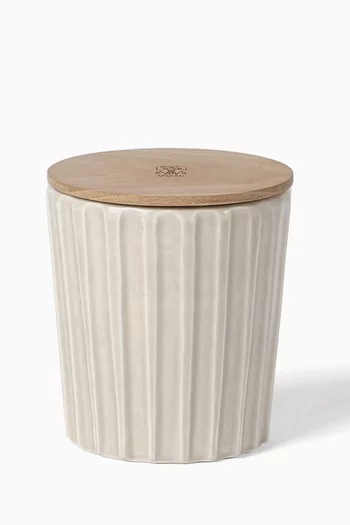 Scented Candle with Walnut Lid