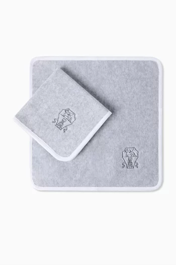 Hand Towel in Terrycloth, Set of 2