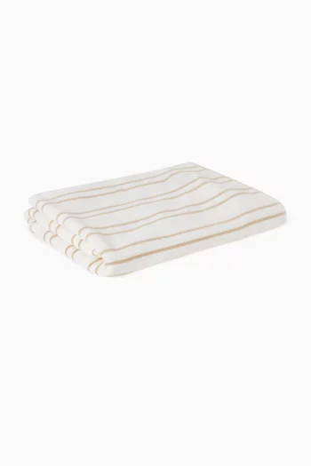 Striped Towel in Cotton Terrycloth