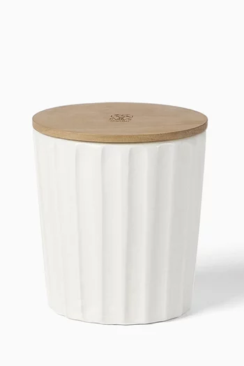Scented Candle with Walnut Lid