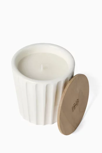 Scented Candle with Walnut Lid