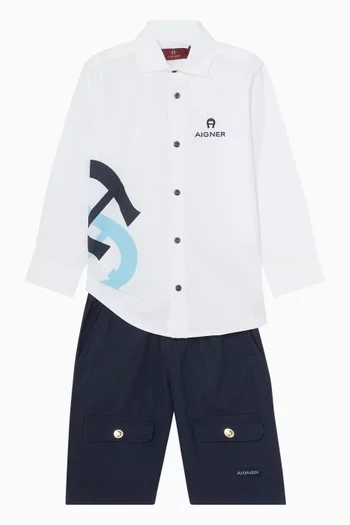 Logo Waist Sweatshorts
