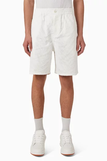 Tiger Elasticated Shorts in Cotton