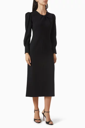 Twist Midi Dress