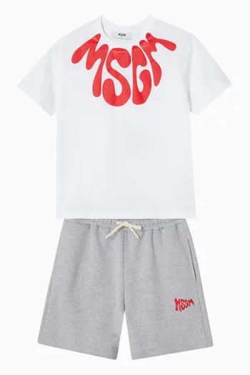 Logo Sweatshorts in Fleece