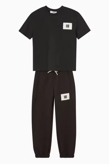 Logo Patch Sweatpants
