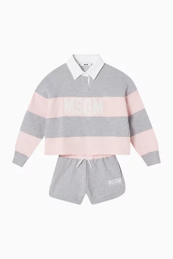 Logo Sweatshorts in Cotton-fleece