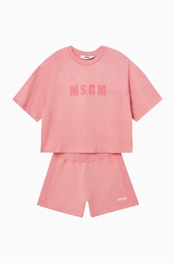 Logo Shorts in Cotton