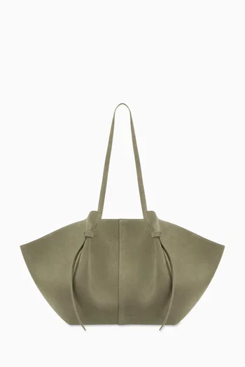 Large Mochi Tote Bag in Suede