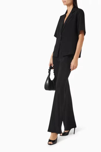Naomi Wide-leg Pants in Silk