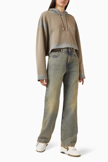 Spray-off Crop Hoodie