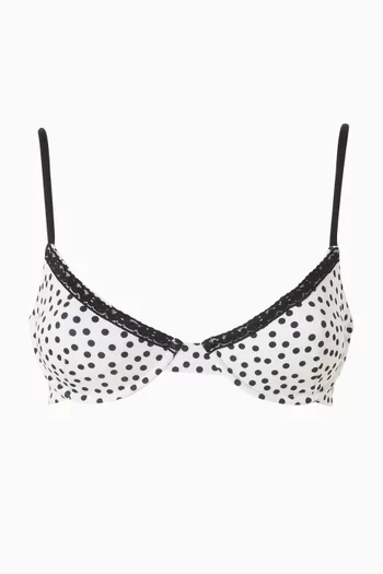 Maya Polka-dot Bikini Top