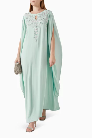 Embellished Kaftan in Chiffon